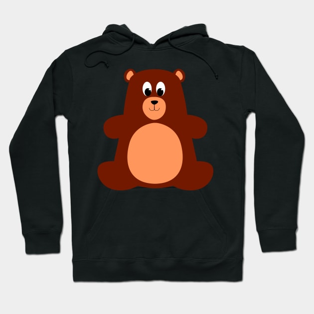 Cute and Funny Teddy Bear Lover Hoodie by Ranawat Shop